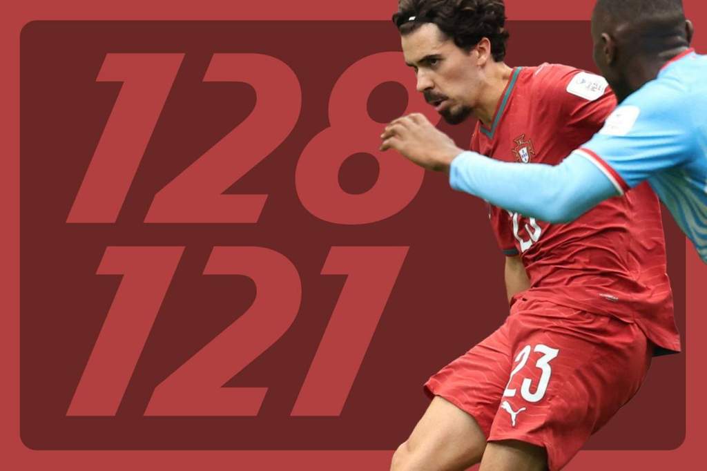 Gelandang timnas Portugal Vitinha saat berlaga di Piala Dunia 2026 melawan RD Kongo